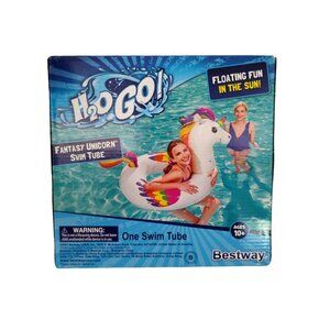H2O Go! Unicorn Swim Tube Inflatable Pool Float For Ages 10+ By Bestway